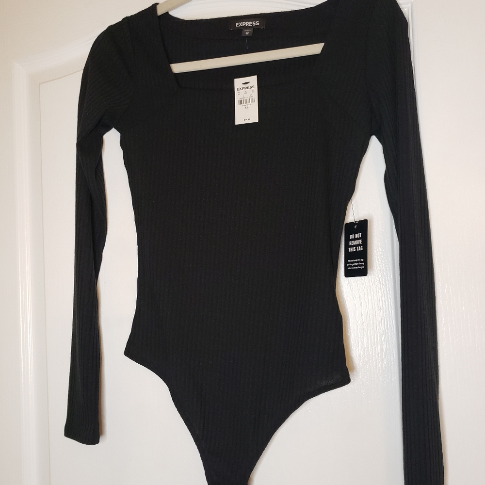 NWT Express Squareneck Bodysuit Small